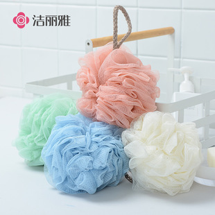 洁丽雅沐浴球可爱少女洗澡搓澡花起泡沐浴用品成人泡澡大号沐浴花