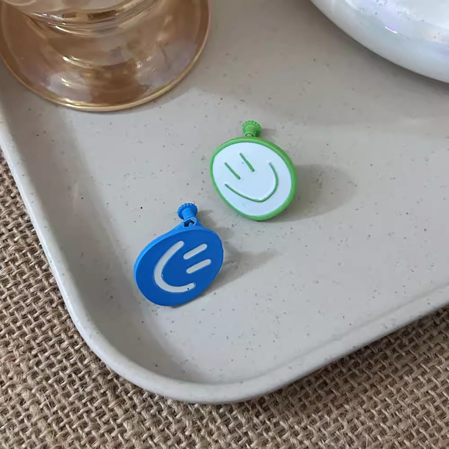 甜美少女感元气出游笑脸耳夹