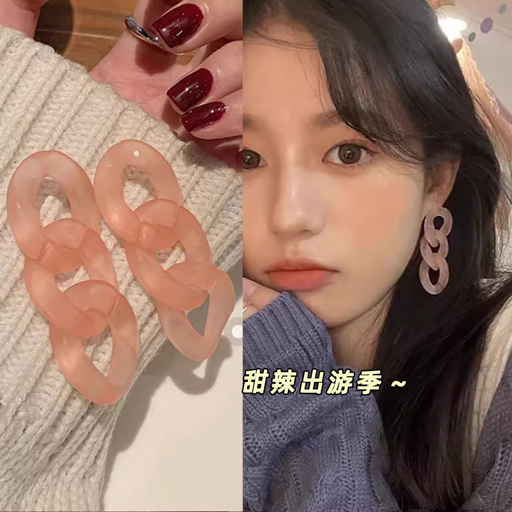 甜美减龄少女感耳环|修饰方圆脸