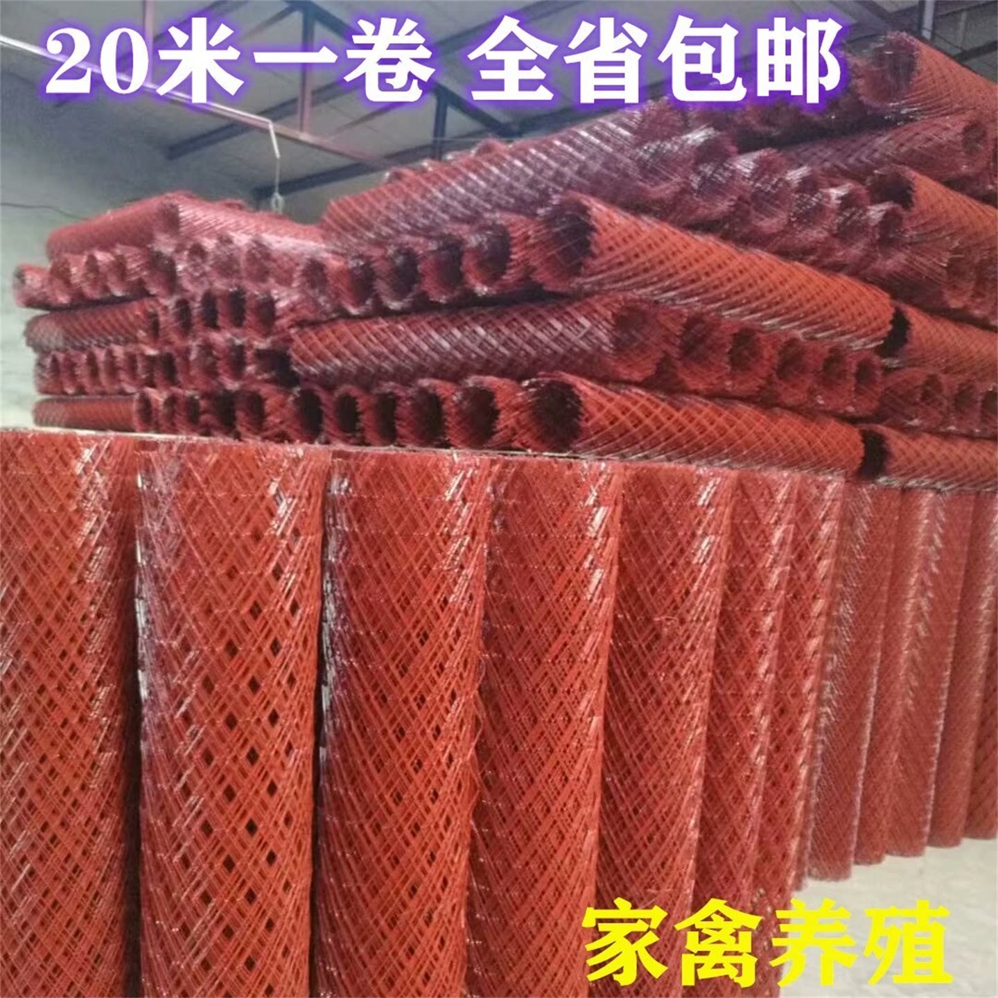 铁丝网菱形防锈围栏网铁网家禽养