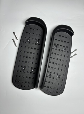 18cm孔距后面平椭圆车健身机器配件运动器材塑料脚踏板45.1x15cm