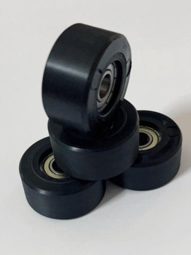 一个水阻划船机滚轮,木质划船器滑轮 轴承轮磁控划船机坐垫移动轮