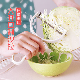 日本进口ECHO大号削皮刀果蔬削皮器卷心菜刨丝器宽口刨刀瓜果去皮