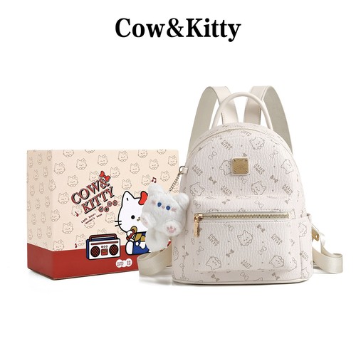 Cow&Kitty双肩包女包2026新款轻奢小众高级感书包女生可爱小背包