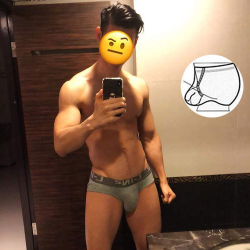 网红款CIN2男士三角内裤低腰透气