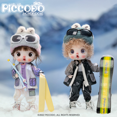 Piccodo原创正版滑雪服娃衣套装