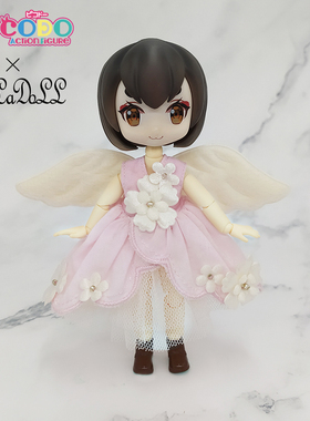 Piccodo现货 花之天使原创娃衣 可动人偶娃娃可爱套装