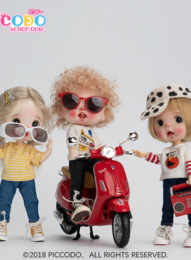 Piccodo现货 原创p9裤子p10娃衣可动人偶下装bjd娃娃套装12分1:12