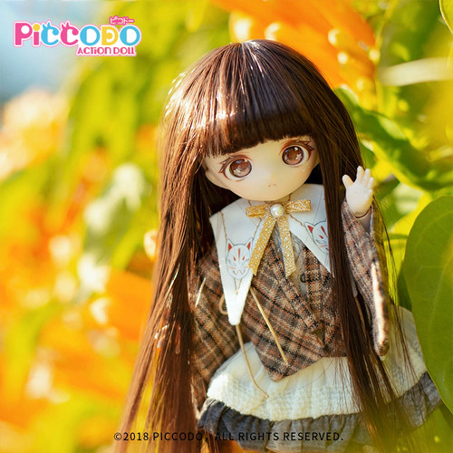 Piccodo牛奶丝高温丝12分假发