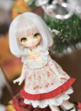 Piccodo官方预售新品 假发 正版高温丝假发 12分头壳头发长发配件