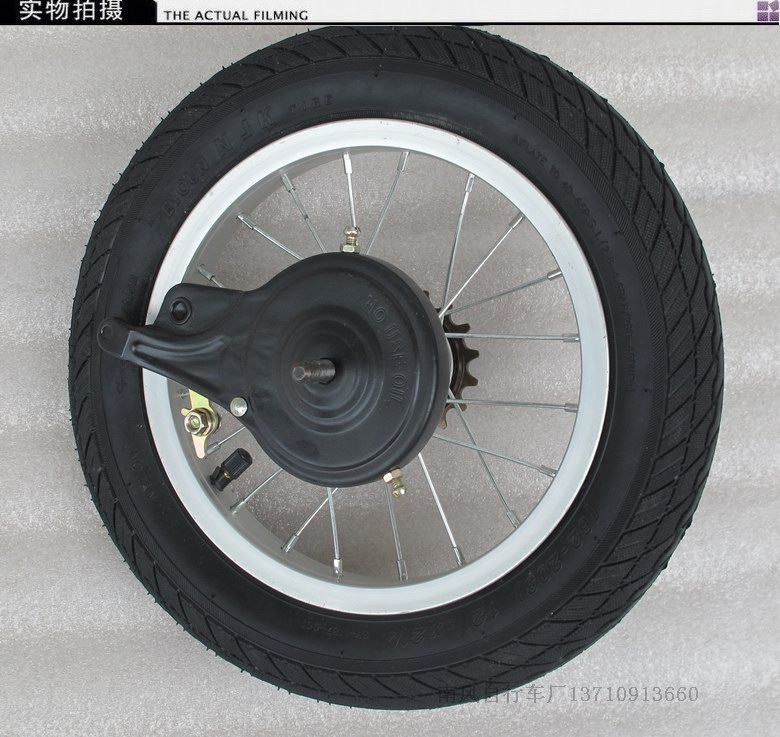 Roues de vélo cyclisme sur route 12 pouces - Ref 2384463 Image 1