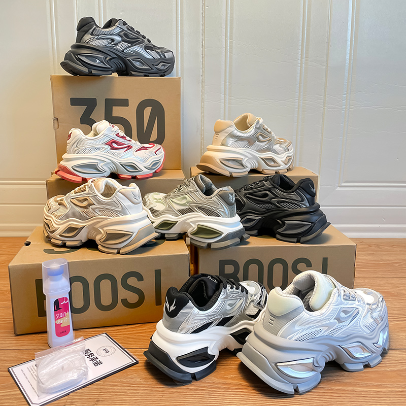 官方正品异瞳猫眼机甲鞋男女款2025秋季新款厚底增高情侣运动鞋潮