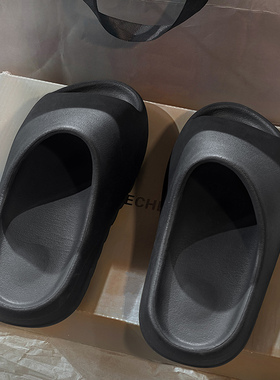 官方正品广椰子拖鞋男女款夏季2025新款OG YEEZY踩屎感厚底运动鞋