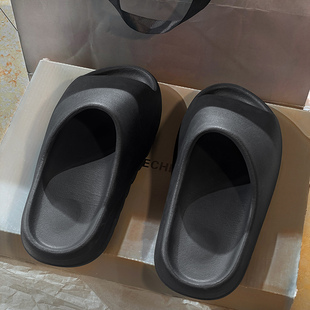 官方正品广椰子拖鞋男女款夏季2025新款OG YEEZY踩屎感厚底运动鞋