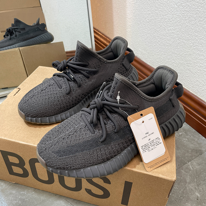 广椰子鞋350黑生胶官网男鞋正品og yeezy夏季透气运动网面鞋女潮-封面