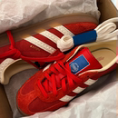 红色德训鞋 情侣休闲运动板鞋 复古男女款 2025新款 女 秋冬季 官方正品