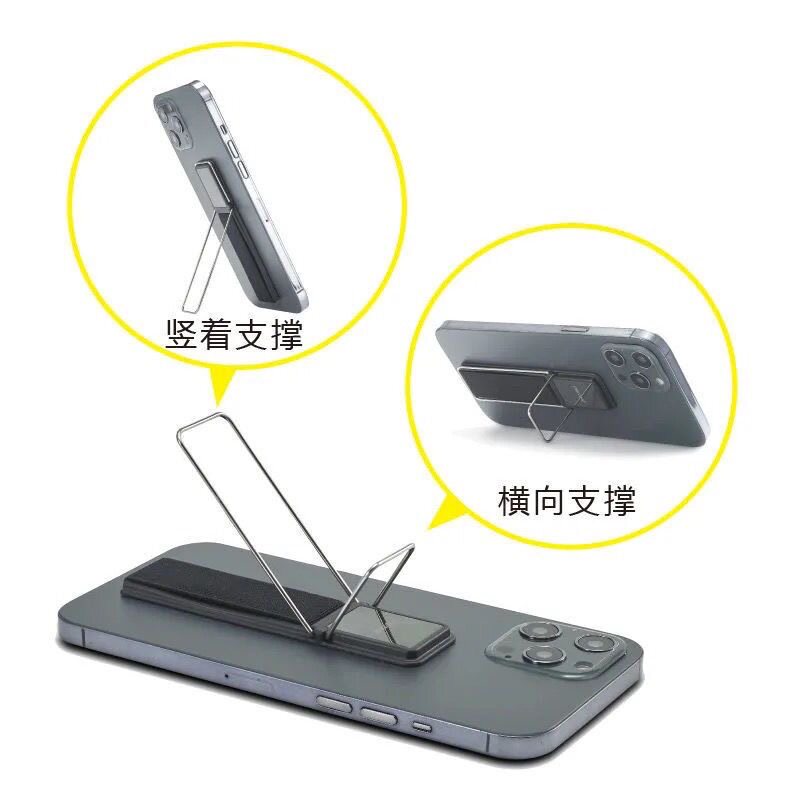 手机指环扣支架隐形桌面折叠便携式车载磁吸超薄可调节图片