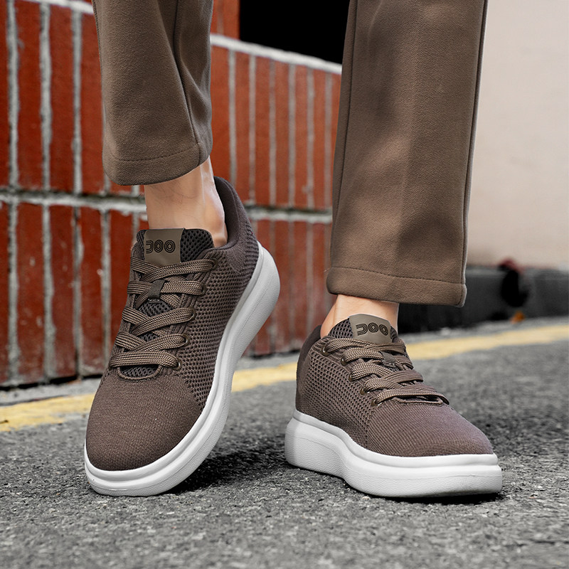 多运动走路跨境45大码46飞织袜子情侣休闲训练鞋健步老爹跑步男鞋,流行男鞋,网面鞋,淘宝优惠券,粉丝福利购,淘宝优惠卷