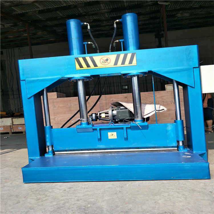 废旧农膜双缸裁剪机 机头料自动切料机 油压切断机