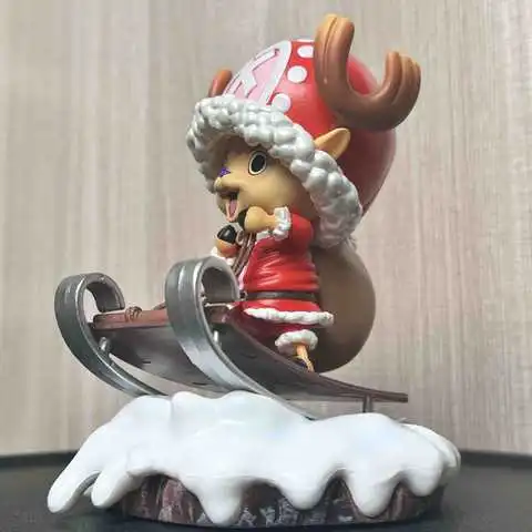海贼王盒装雕像大号场景乔巴桌面摆乔巴模型背袋圣诞ZERO雪橇
