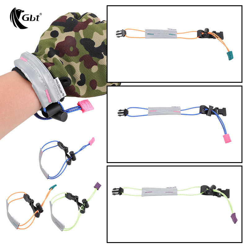 户外反光束裤带骑行扎带夜跑束脚带安全警示带登山旅行配件