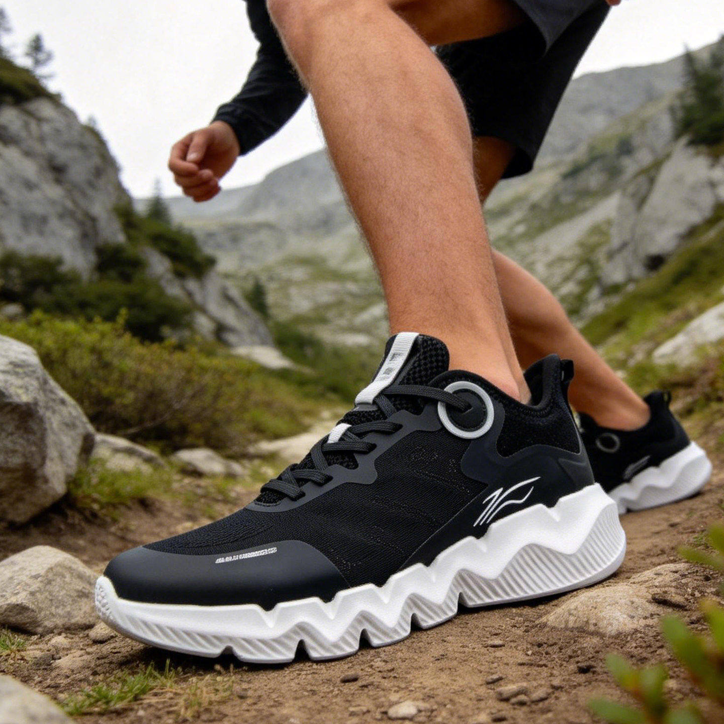 美骆世家男鞋户外夏季超轻便透气登山鞋男减震越野防滑运动徒步鞋