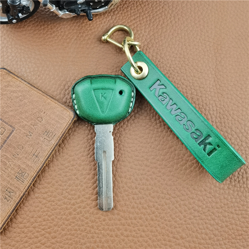 皮忆牛皮手工钥匙扣川崎完美适用