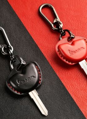 适用维斯帕vespa钥匙扣GTS300真皮保护套D189摩托车春天GTS500包