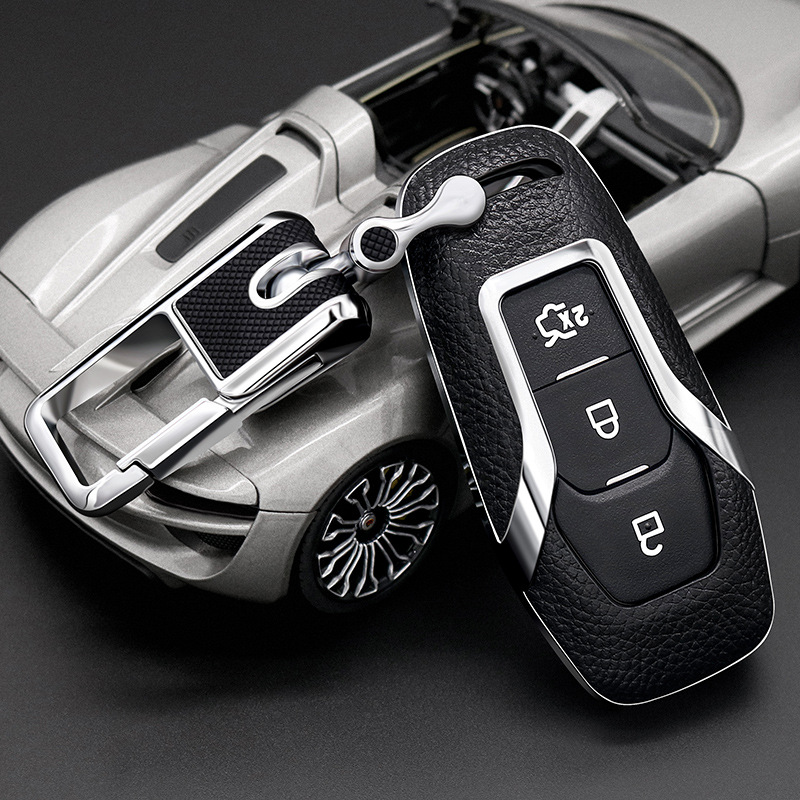 适用于13 2015 2016款福特锐界钥匙包探险者钥匙套蒙迪欧遥控器扣