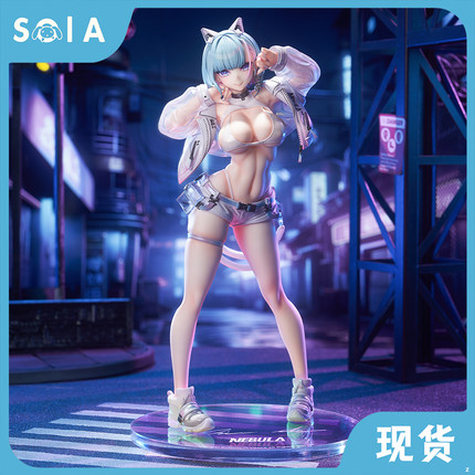 正版现货 Bibi Buttons T-TRACK 近未来猫又 MIU 1/6 手办