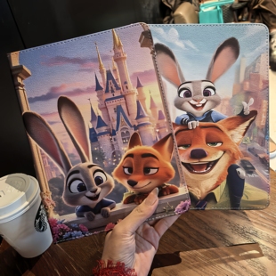 9代保护套A1893第五代A1822苹果平板第5代第六代9.7英寸壳第6代10.2寸a2197平板壳 朱迪尼克卡通iPad5