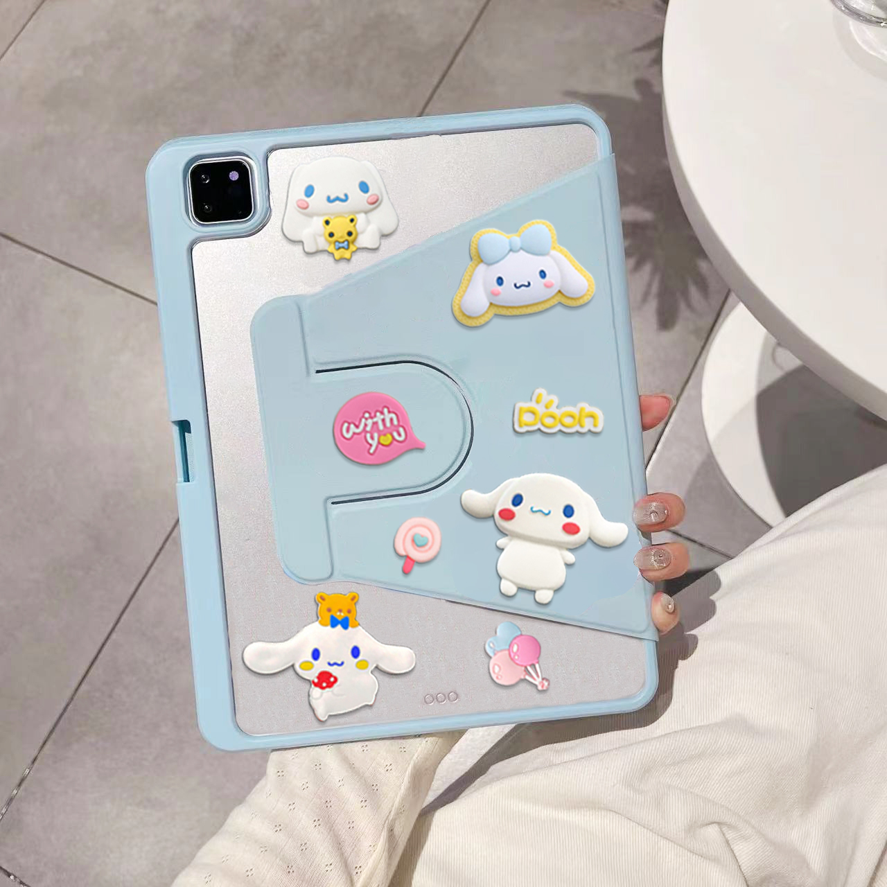 玉桂狗Diy公仔适用2025新款联想小新保护套 Pro 12.7英寸联想小新Pad11英寸TB375FC平板电脑壳全包壳