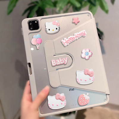 亚克力适用联想小新12.1亚克力平板保护套720旋转式透明联想小新proGT11.1寸内带笔槽防弯防摔平板壳