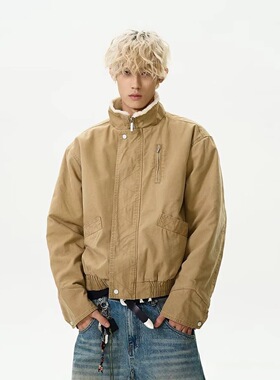 MADEEXTREME座山雕cleanfit短款夹克棉衣保暖立领棉服外套男加厚