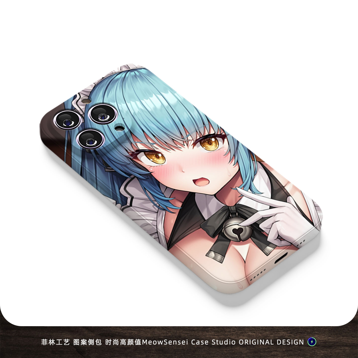 可爱萌甜美娇羞女仆手机壳适用17Air小米15红米Note11VIVO华为Plus荣耀X30菲林OPPO14磁吸苹果16ProMax二次元