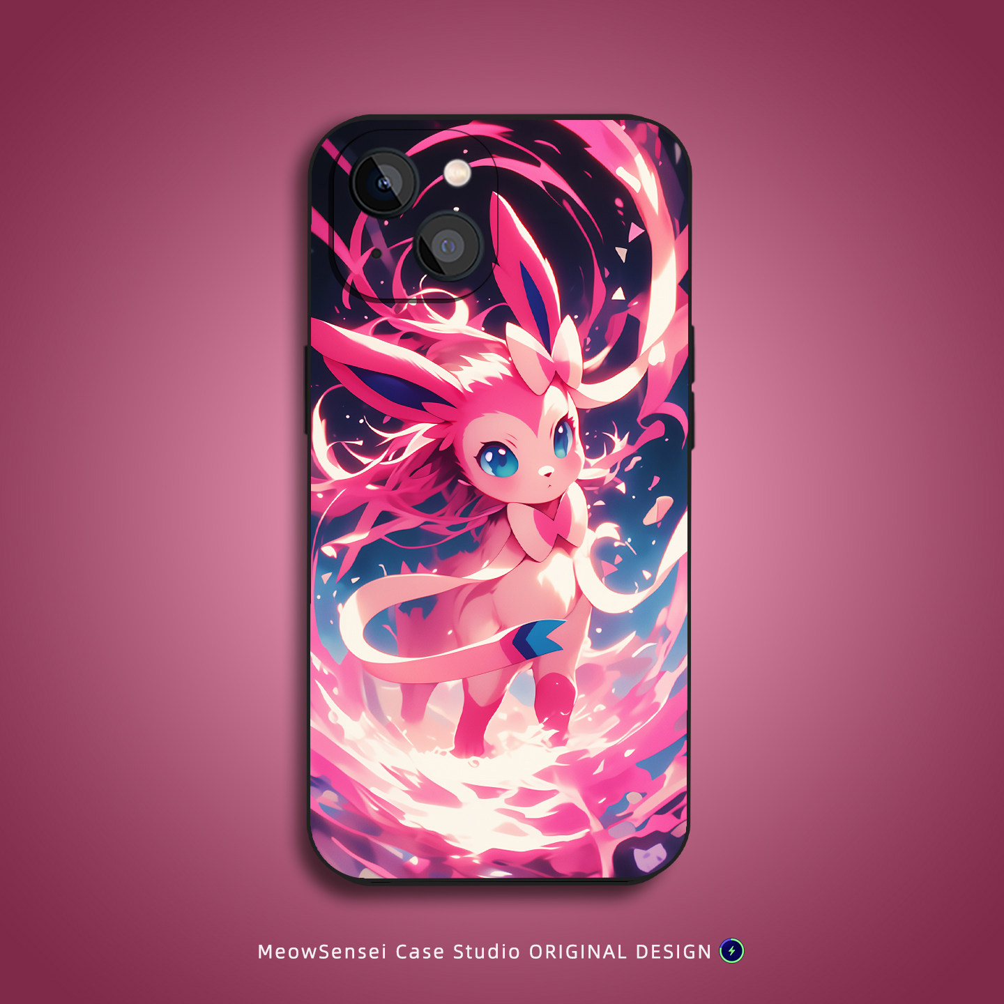 仙子伊布宝可梦手机壳适用苹果16小米15红米K90华为VIVO荣耀Air防摔液态硅胶OPPO磁吸iPhone17ProMax神奇宝贝