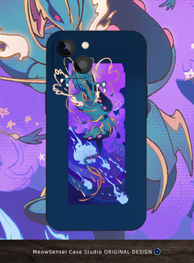 传说mega烈空坐宝可梦手机壳适用于苹果15华为小米14玻璃VIVO液态硅胶OPPO13磨砂磁吸iPhone16ProMax全包防摔