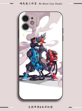 Switch机器人SE适用iPhone16硅胶11/12/13苹果15ProMax玻璃14全包磨砂手机壳华为荣耀OPPO小米VIVO安卓保护壳