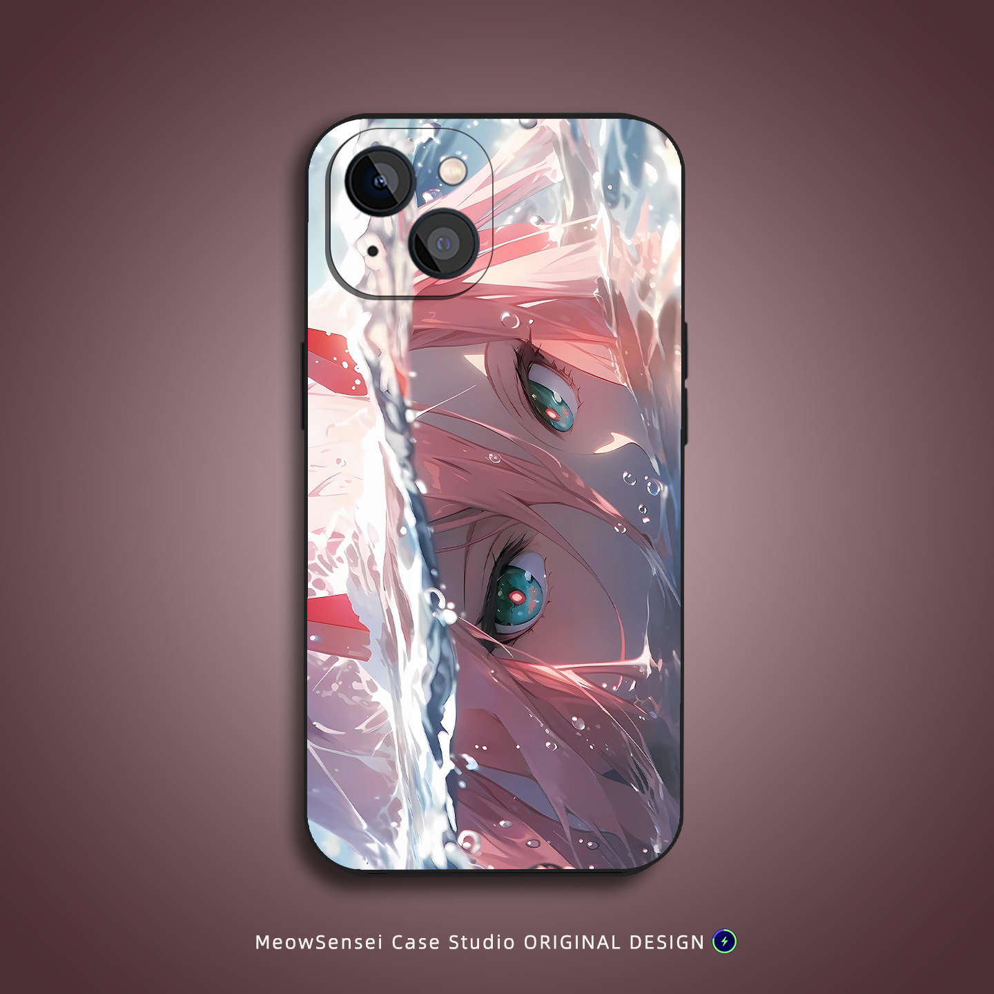 清新少女零二手机壳适用苹果17Air华为14小米15液态硅胶VIVO红米K90动漫二次元OPPO磁吸iPhone16ProMax保护套