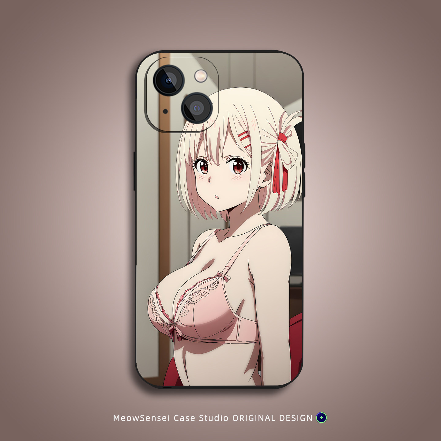 害羞锦木千束莉可丽丝手机壳适用安卓苹果17小米15华为14液态硅胶13艺术12磁吸充电iPhone16ProMax动漫二次元