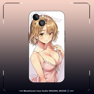 日系温柔甜美性感软妹居家风磨砂硅胶手机壳动漫周边适用iPhone17ProMax苹果16小众个性二次元防摔磁吸保护套
