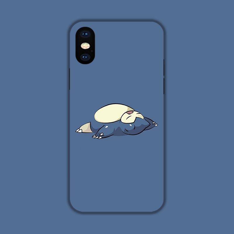 卡比兽8适用苹果16/12/13/14手机壳XR磨砂iPhone15ProMax玻璃XS口袋妖怪Plus华为荣耀OPPO小米VIVO安卓保护壳