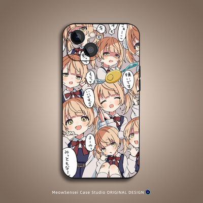 可爱主播时雨羽衣手机壳适用苹果17Air小米15华为荣耀VIVO红米K90液态硅胶OPPO磁吸iPhone16ProMax动漫二次元