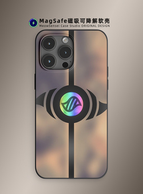 钥石Mega进化宝可梦手机壳适用iPhone17Air卡通艺术14可降解15磨砂13磁吸充电MagSafe苹果16ProMax动漫二次元