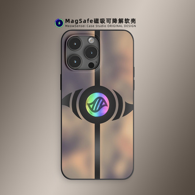 钥石Mega进化宝可梦手机壳适用iPhone17Air卡通艺术14可降解15磨砂13磁吸充电MagSafe苹果16ProMax动漫二次元
