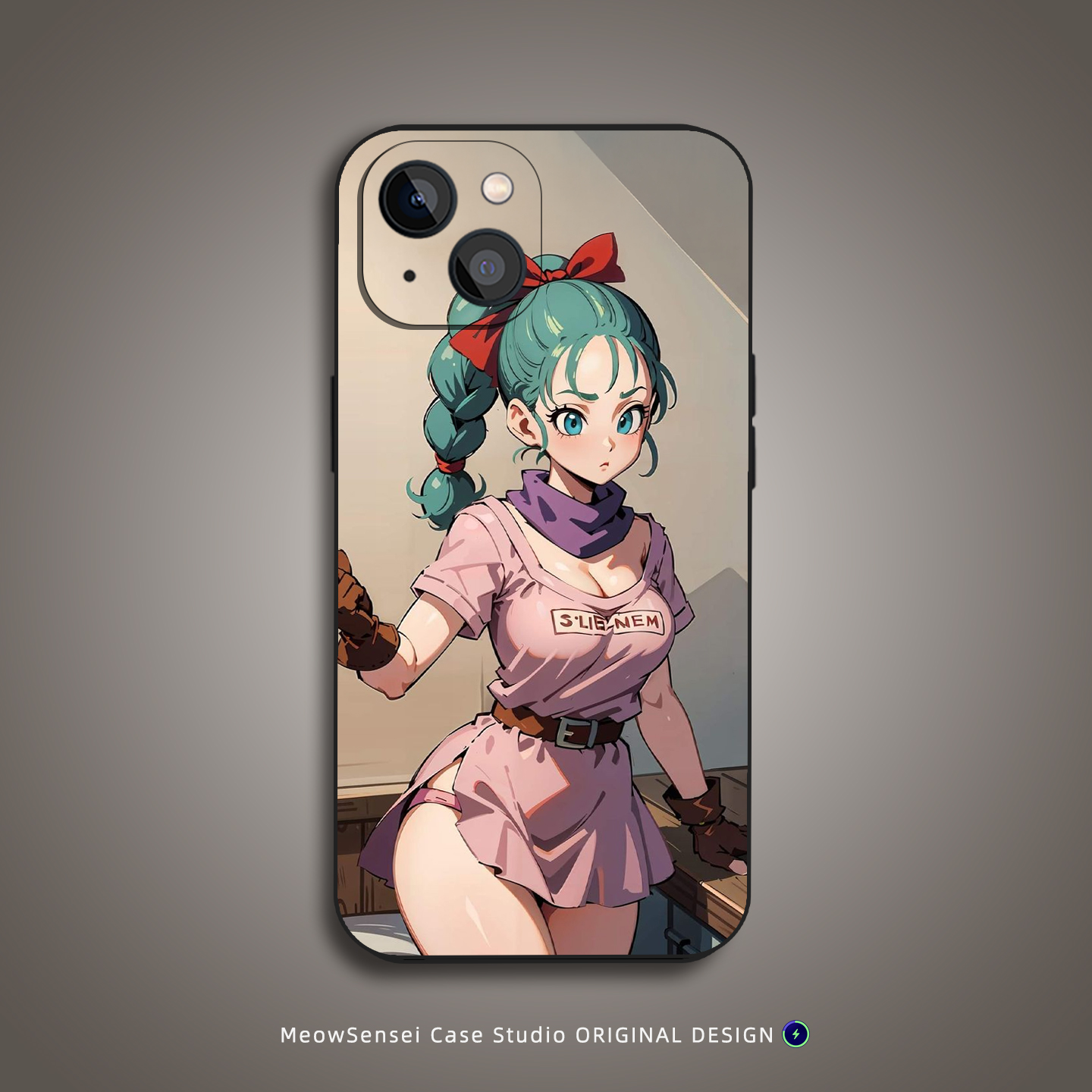 可爱龙珠布尔玛手机壳适用苹果16小米15动漫OPPO红米K90华为Air液态硅胶VIVO磨砂14磁吸iPhone17ProMax保护套