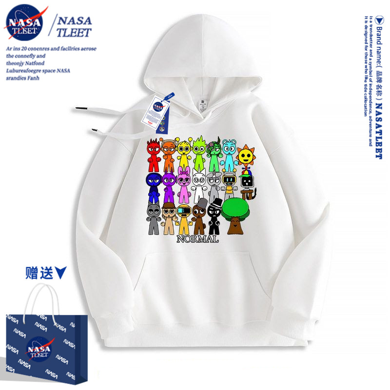 NASASprunki音乐节奏盒衣服儿童子卫衣秋冬装加绒男女童裤子上衣