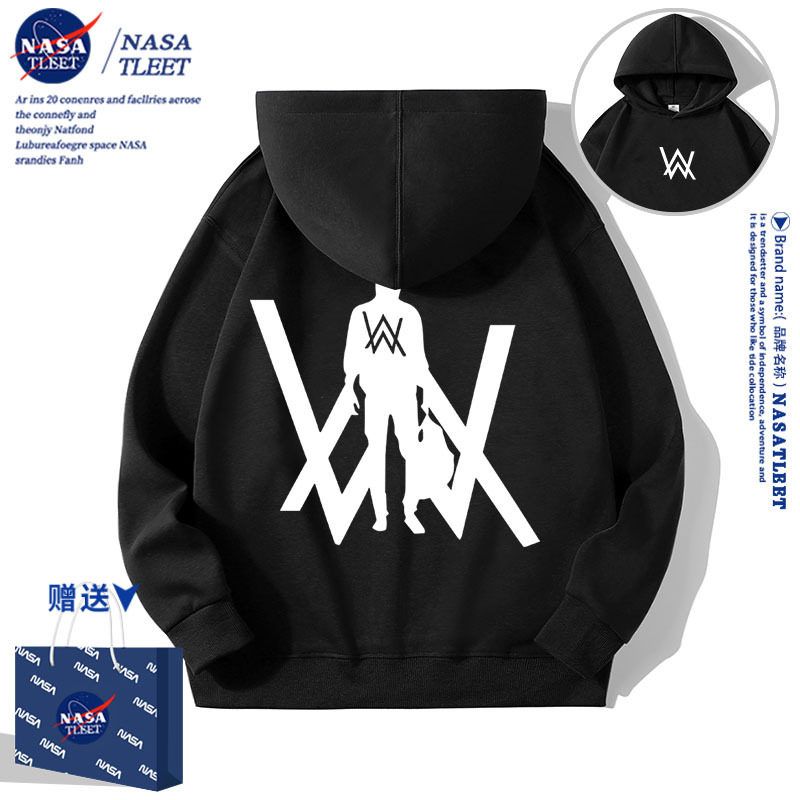 NASA联名嘉豪衣服家豪战衣strong哥艾伦沃克同款男女儿童卫衣服潮