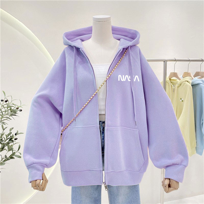 女童外套春秋款2025新款秋季开衫连帽中大童上衣加绒秋装儿童卫衣