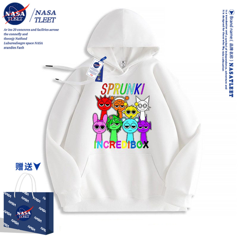 NASASprunki 音乐节奏盒子衣服女童卫衣中大男童秋冬加绒儿童学生